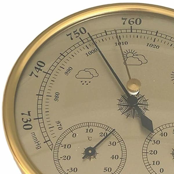 Instrument Barometer Termometer Hygrometer Tre I Ett