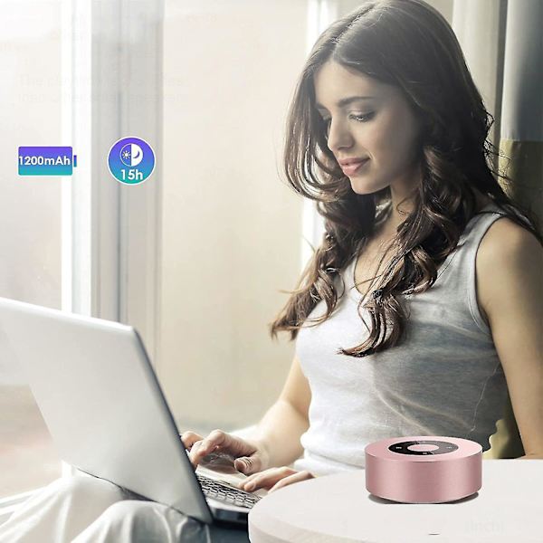 [ Smart Touch ] Bluetooth-högtalare Premium Roséguld Minihögtalare Med Bärbar Vattentät Väska Micro