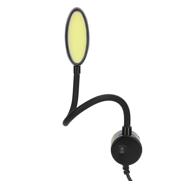 Cob 8w Symaskin Light 48led svanehalslampe med magnetisk sokkel Eu Plugg Ac/dc85?265v