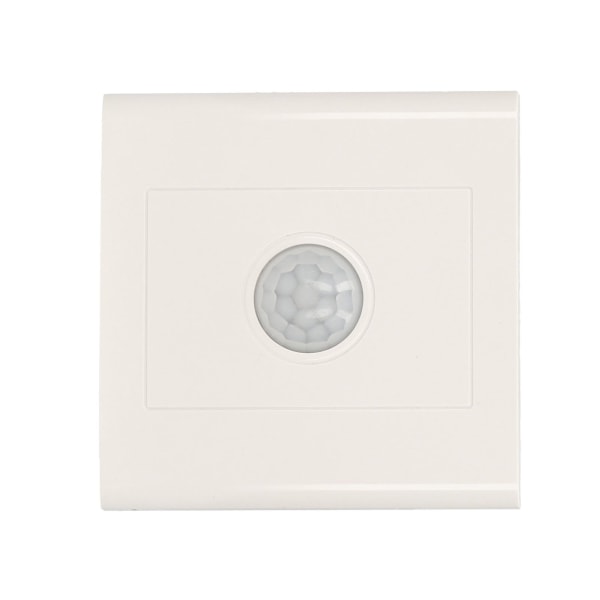 PIR-sensor lysafbryder Live Line In/Out Bevægelsesaktiveret LED-lysafbryder Automatisk styring Lampe Vægkontakter Smart Body Induktionsdetektor (AC 220V, Wh