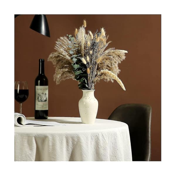 60 stk. Tørrede Blomster Pampas Dekorative Rørgræs Diy Blomster A