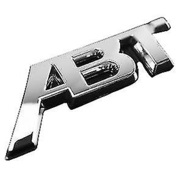 Abt Chrome Grill Badge Emblem