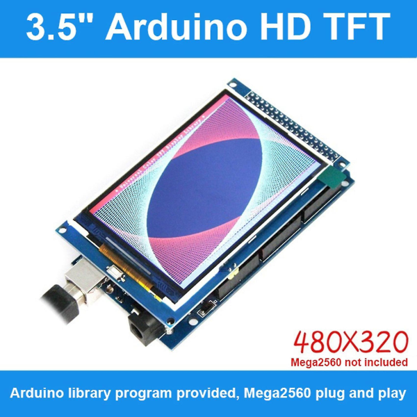 3,5 tommer Tft-farve-LCd-skærmmodul 320x480 Ultra HD LCD-skærm Tft-skærm til R3-kort