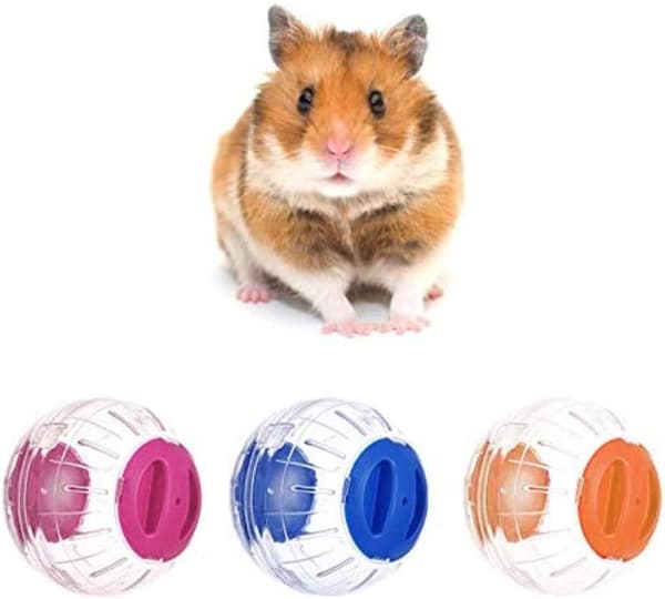 Ny sød hamster løbebold 4,7 tommer hamsterbold lydløs