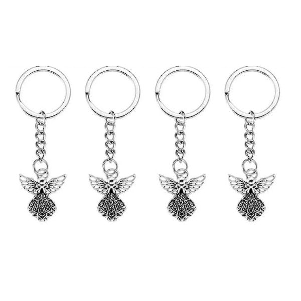 Guardian Angel Keychains Set Of 30 Metal Zinc Alloy Creative