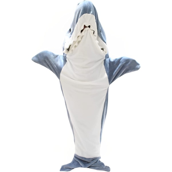 Myydyin Shark Blanket Hoodie Adult - Shark Onesie Adult Kannettava peitto