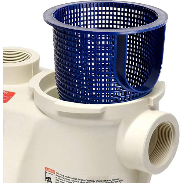 Si-kurv Udskiftning Pool Skimmer Kurv Svømmebassin Filter Kurv Hvid