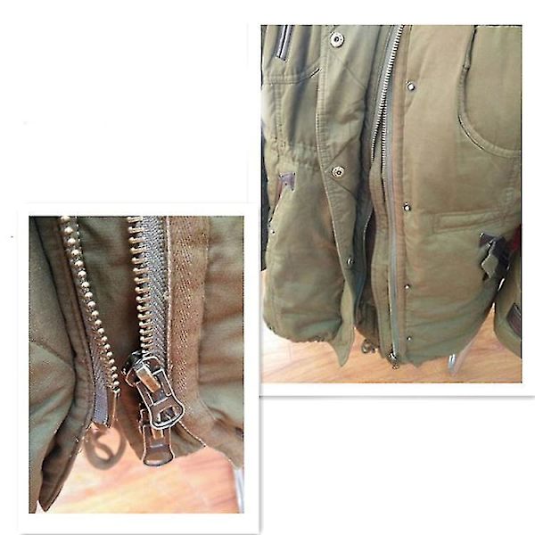 2pacs 70cm #8 Metall Blixtlås Dubbel Slider Separerbar Svart Metall Blixtlås A-blixtlås Slider Blixtlås För Jackor