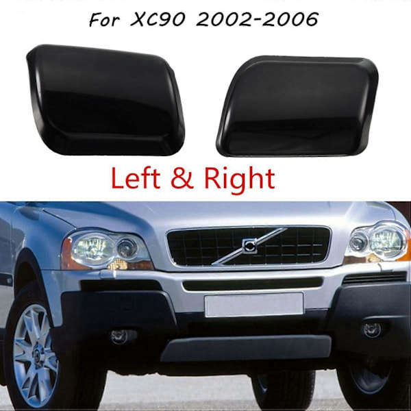 Vasen puoli XC90 2002-2006 etupuskurin ajovalojen pesurin suuttimen kansi 30698208