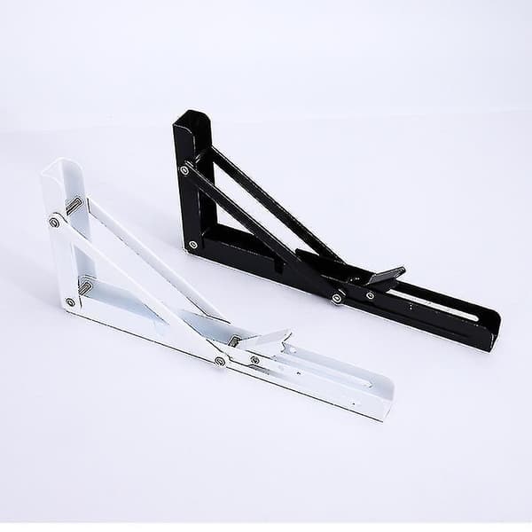 Folding Shelf D - Duty Metal Foldable Tri Shelf D, Diy Mount Folding Table Hins, Battqx