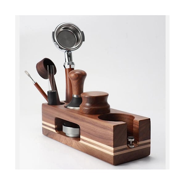 Kaffe Tamper Holder Tre Fylling Støtte Base Espresso Tampering Matte Stasjon Stativ For Barista Cof