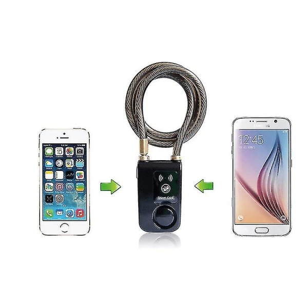 Smartlock - En lås uden nøgle med alarm, Android/iPhone