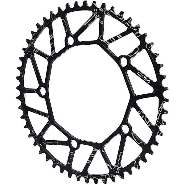 Cykelkæde hjul, 52t 130bcd cykel single speed klinge til de fleste cykler racercykel mountainbike
