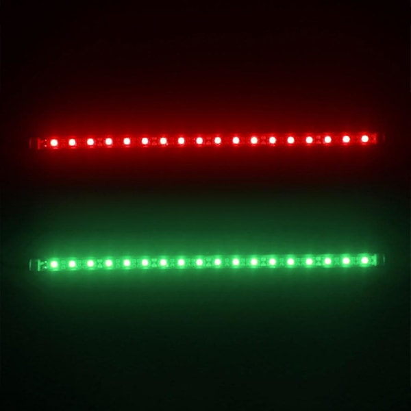 Både, Marine LED Strip Bådlys Bug og Hæk, Styrbord Lys DC 12V
