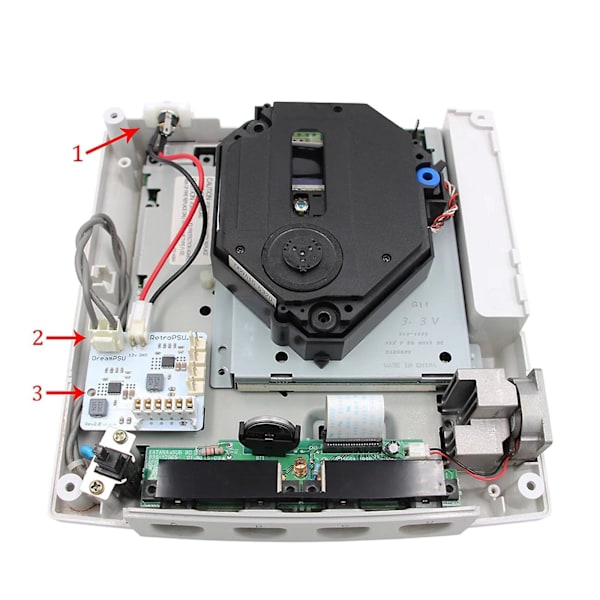 Dc Strømforsyningskort Erstatning 12v Strømkort Spillkonsoll Reparasjonsreservedeler For Sega Dreamcast Dc Dreampsu Rev2.0 Versjon