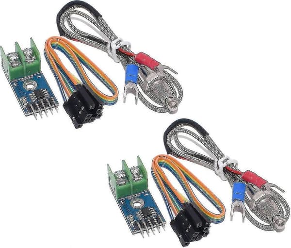 2 stk. Max6675 K-type Termoelement Temperatursensor 0-800 Graders Modul