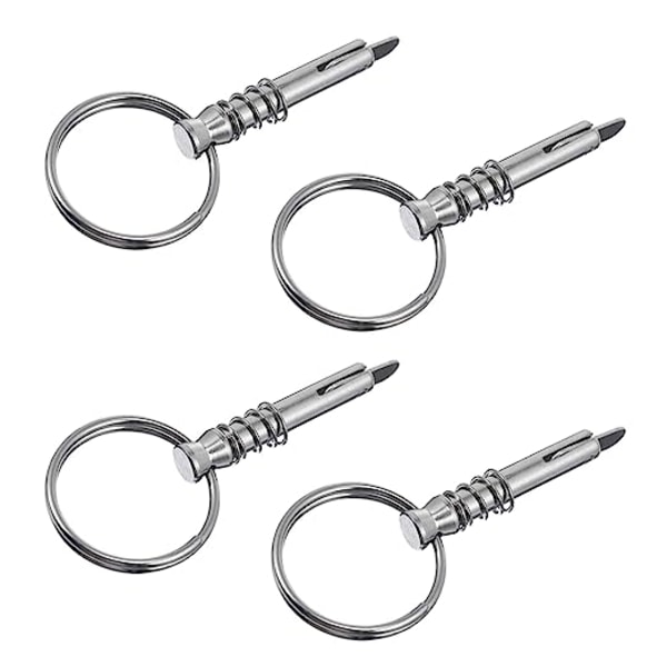 Båd Pins Hurtigudløser Pin 1/4\" x 1\" w/Drop Cam & Spring med Træk Ri