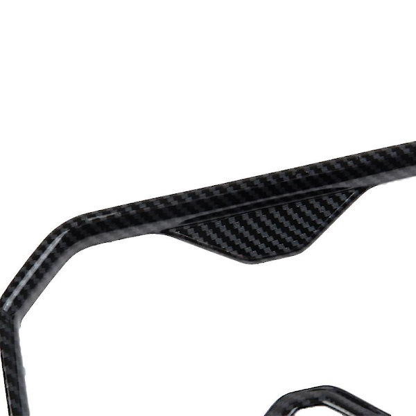 For - 2022 Bil Karbonfiber Abs Sentral Kontroll Vannkopp Ramme Dekorasjon Deksel Trim Klistremerker
