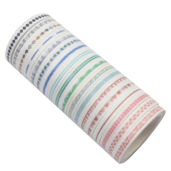 Washi Tape Paper Scrapbooking Supplies Kit med udsøgt design 1 sæt