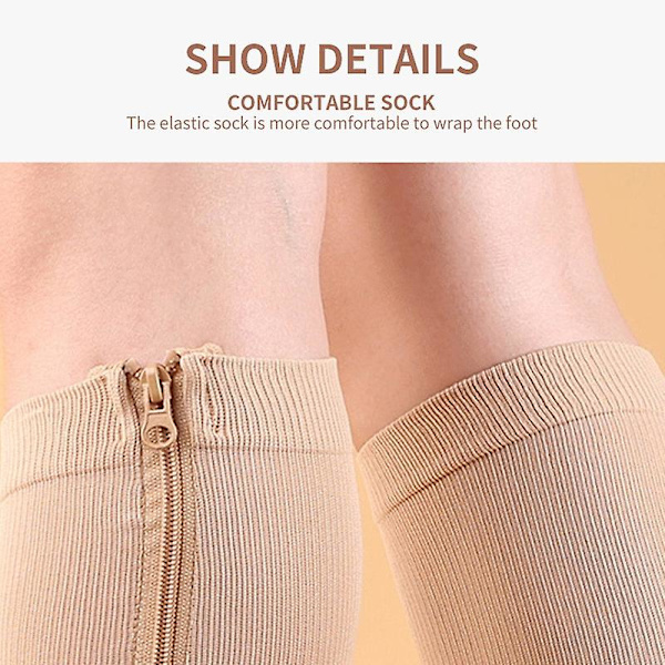 Sports Zipper Socks Compression Socks Compression Socks Vein Elastic Socks