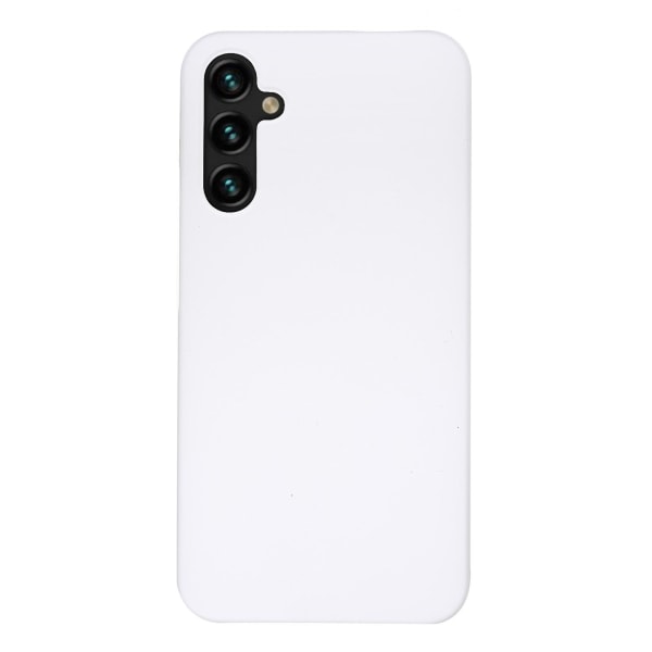 För Samsung Galaxy A34 5g Case Hårdplast Gummibelagd glansigt telefonskydd Cover White