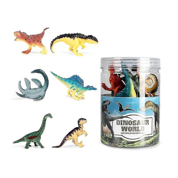 Naturlige Verdens Dyrefigurer Inkluderer 6 Dinosaur Små Plastikfigurer A set