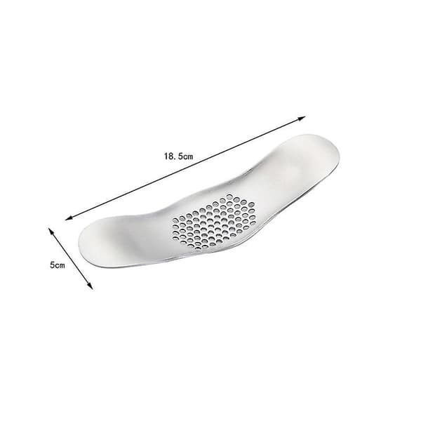 Hvitløkspresse Hvitløksrocker, Rustfritt Stål, Solid Og Ergonomisk