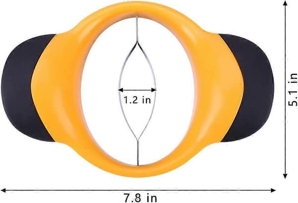 Mango Slicer - Oppgradert Mango Kjernefjerner Ultra-Skarp Mango Kutter og Skreller Ekstra Stor Mango Splitter og Steinfjerner