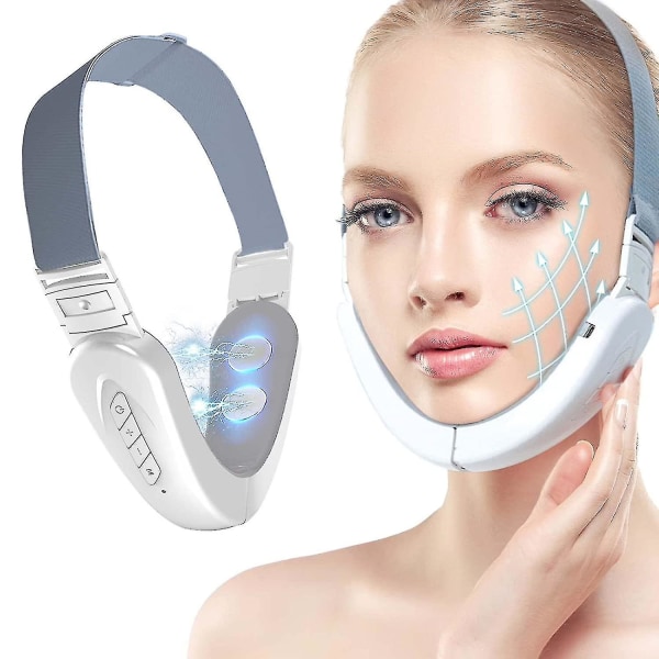 Ems Face Lifting Machine, Electric V-face Shaping Beauty Belt, Firming Facial Massager