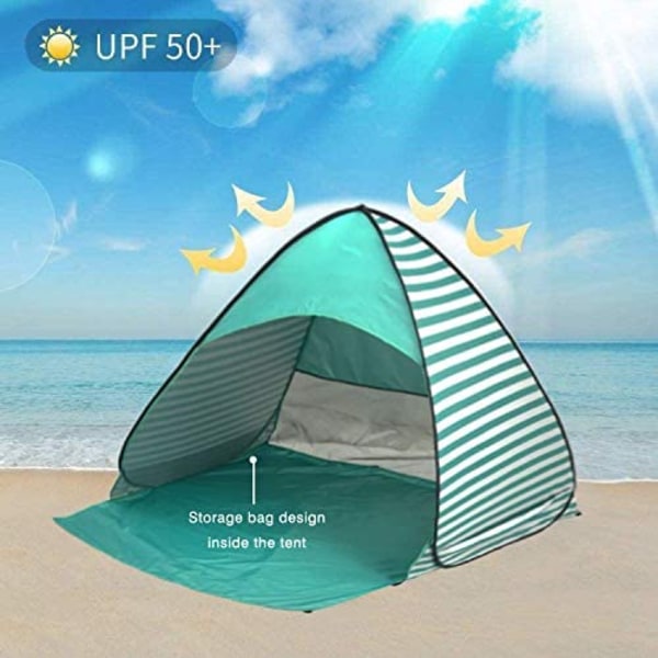 UPF 50+ Solbeskyttelse Helautomatisk Byggefri Camping Te