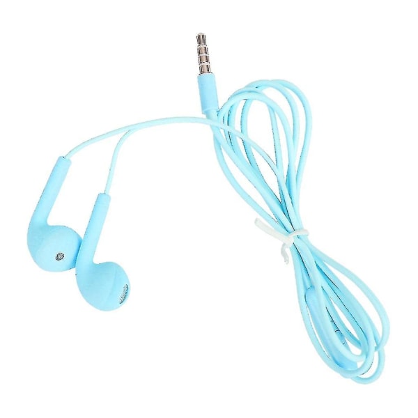 U19 Candy Color Macarons Øretelefoner Headset / 3,5 mm In-ear Stereo Wired Sport