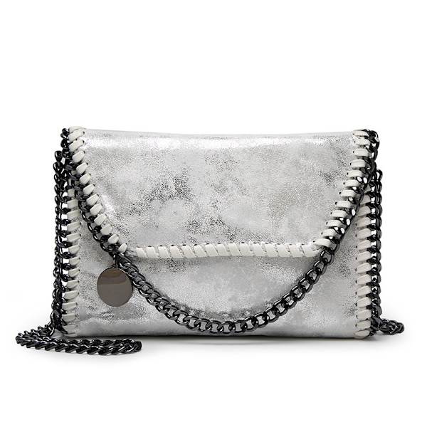 Damen Handtaschen, Elegante Umhängetaschen, Messenger Bags Silver