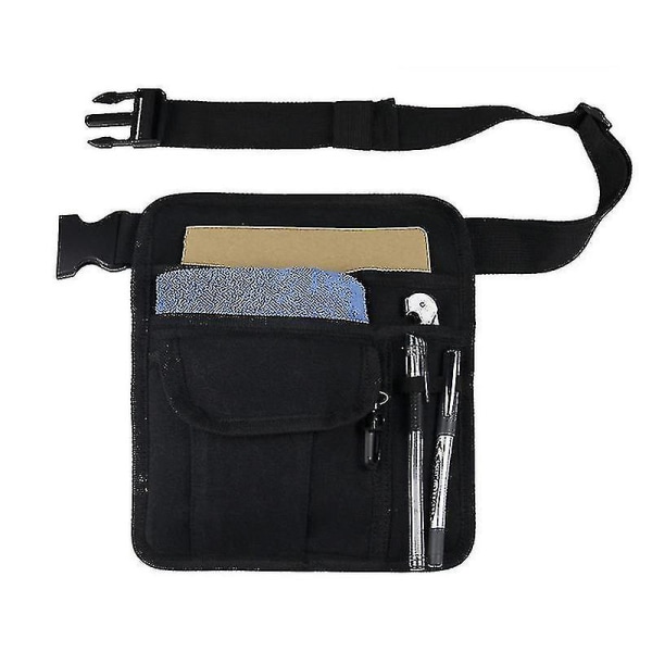 Restaurant Server For Server, Servitrice - Utility Belt Fanny Pack Pocket Organizer For Guest Book, Tablet, Money, Pens And Change With Coi - Aesp