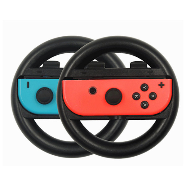 Styrehjul for Nintendo Switch-kontroller, 2 stk. ratt for racing, kompatibelt med Mario Kart, spillkontroller-styrehjul for Nintendo Switch Remot