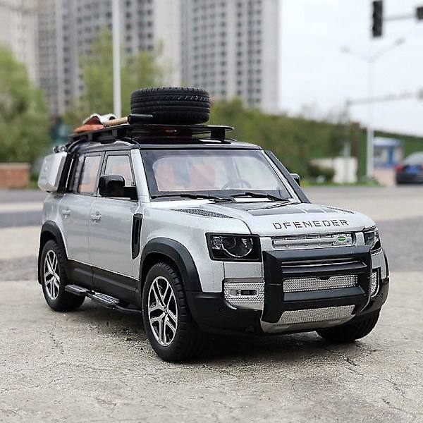 2022 Uusi 1/24 Land Rover Defender Seosauto Malli Diecast Metallilelu Maastoautot Automalli Simulaatiokokoelma Lasten Lahjat