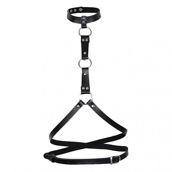 Kvinde Læder Body Harness Sexet Lingeri Erotisk Rollespil Til Voksen Par Sm