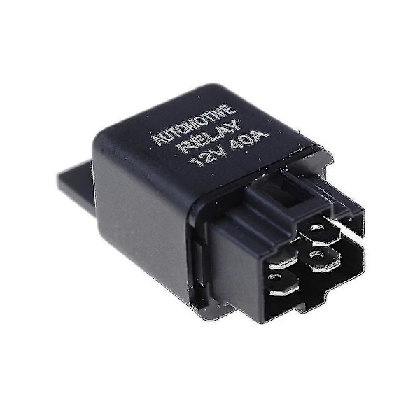 12v 40a Bilrelé for biler 4 Pins SPST Alarmrelé med reléstikkontakt Hfmqv FP