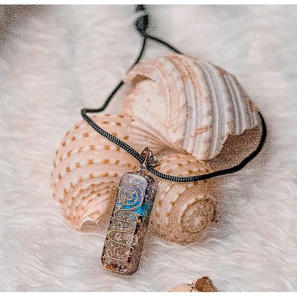 7 Chakra Kaulakoru Käsintehty Parantava Orgone-Ripus Kristallikaulakoru Hengellinen Säädettävällä Narulla Yhteensopiva Miesten Naisten Positiivinen Energia, Meditaatio