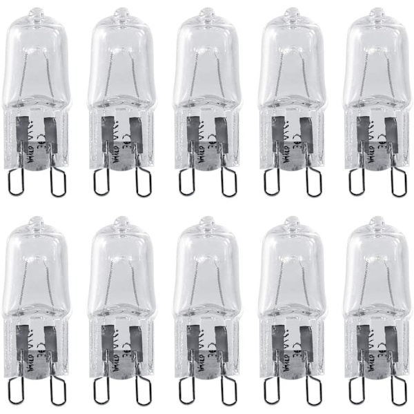 Bi-Pin G9 Halogen Pære, 10 stk G9 Sockel Halogen Lys 1