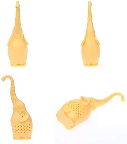 Dyr Te-infuser Søt Liten Elefant Silikon Te-sil  Kaffe Løse Blader S