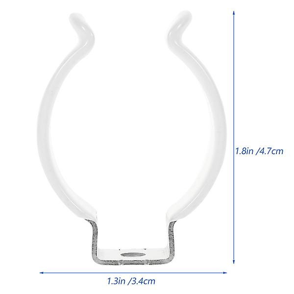 6 stk Led Stand T12 Rørlampe Monteringsbrakett U-klips Led Lyspærer Klipsholder Rørklips