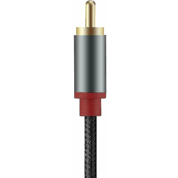 Apple til 2 RCA Lotus-kabel - Lydkabel for iPhone og mobiltelefon til forsterker