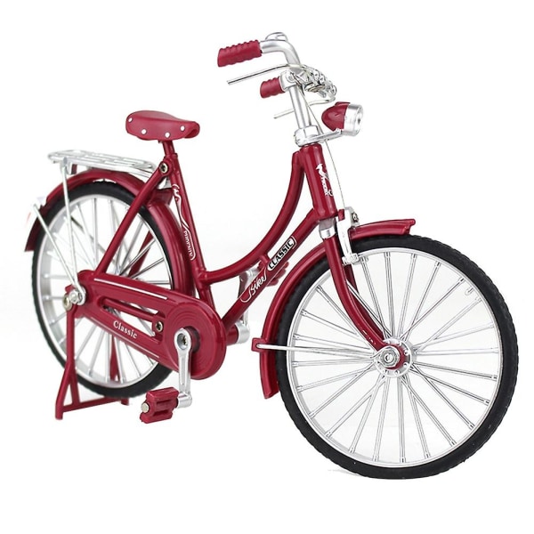 Mini 1:10 Legering Model Cykel Metal Finger Mountainbike Retro Cykel Voksen Samleobjekt Børn Legetøj,