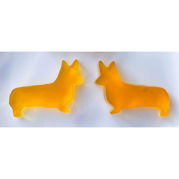 Corgi-silikonijääpalamuotti ja herkkumuotti, 9 corgin muotoista muottia, BPA-vapaa ja lämmönkestävä, suklaamuotti