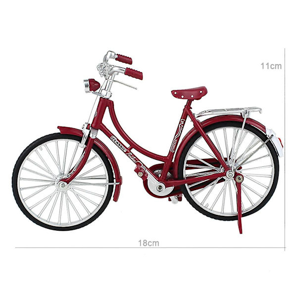 Mini 1:10 seosmalli pyörän pienoismalli metallista sormen vuoristomaastopyörä retro pyörä aikuisten keräilyesine lasten lelu,