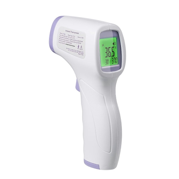Digital Pannetermometer uten kontakt - Infrarød temperaturmåling med farget bakgrunnsbelysning for barn og voksne