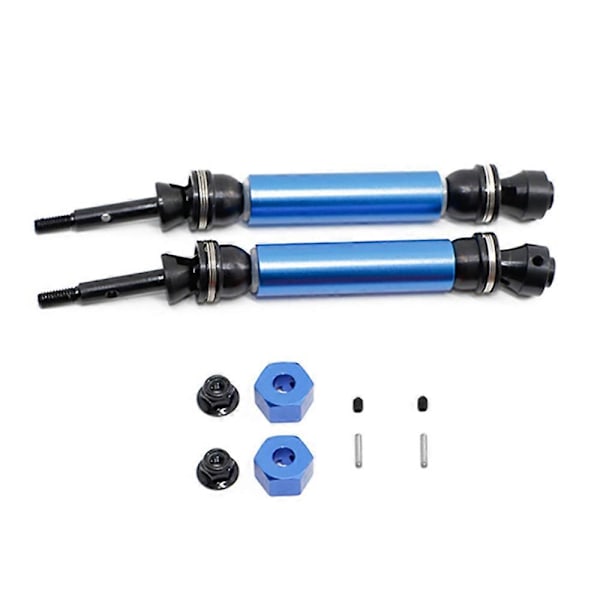 2 stk. Metall Bakre Drivaksel CVD for 1/10 Slash Stampede Hoss VXL 2WD RC Bil Oppgraderingsdeler