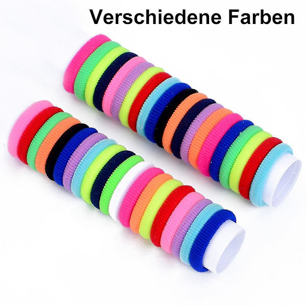 Baby Girls Mini Hår Bobbles Farverige Hår Scrunchies Børn 200 Stk