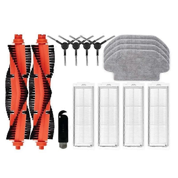 For Mi Robot Støvsuger-Mopp Pro STYTJ02YM STYJ02YM V2 V3 SE 3490 3690 Hovedbørste Sidebørste Hepa Filter Mopp