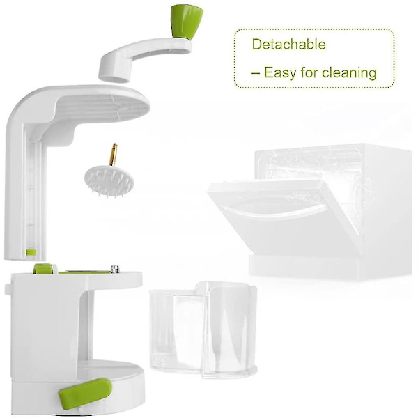 Spiralizer for grønnsaker, grønnsakskutter, courgette-spagettimaskin, courgette-spiralizer, Zucchi